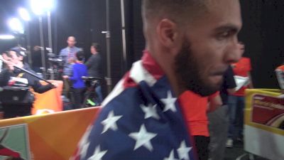 Unsponsored Boris Berian throws down the hammer from the gun wins first world title