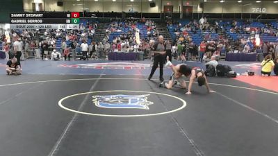126 lbs Consi Of 128 #2 - Sammy Stewart, MI vs Gabriel Serros, NM