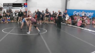 40 lbs Rr Rnd 2 - Margo Garis, Cowtown - W vs Avery Haber, Wyoming Seminary - W