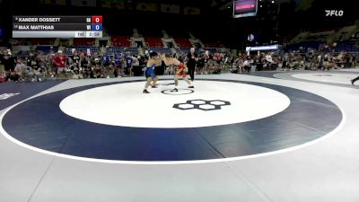 190 lbs Cons. Rd Of 16 - Xander Dossett, GA vs Max Matthias, WI