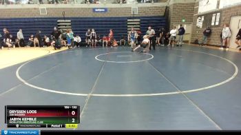 132 lbs Cons. Round 2 - Jabyn Kemble, Middleton Wrestling Club vs Dryssen Loos, 208 Badgers