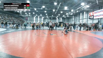 53 lbs Champ. Rd Of 16 - Nathan Jennings, Buzzsaw Wrestling Club vs Waylon Armstrong, Kalispell Wrestling Club