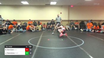 113 lbs Rr Rnd 5 - Brock Dennison, Team Round Up HS vs Jaden Palombine, Bethel Park HS