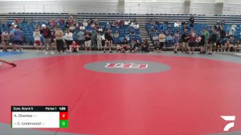109 lbs Cons. Round 5 - Caiden Underwood, Lawrence North vs Alonzo Chantea, Plymouth