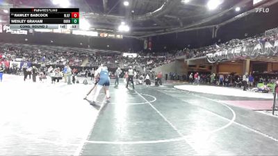 215 lbs Cons. Round 2 - Wesley Graham, Burns vs Rawley Babcock, West Jefferson