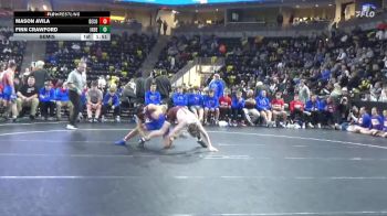132 lbs Semis - Mason Avila, Decorah vs Finn Crawford, Independence