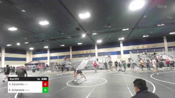 106 lbs Consi Of 4 - Xavier Escamilla, Cali Warriors vs Elias Echeveste, Unattached