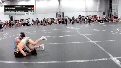 113 lbs Round 2 (6 Team) - Zach Rehak, TDWC Maniacs vs Alessandro Camargo, Revival Jokers