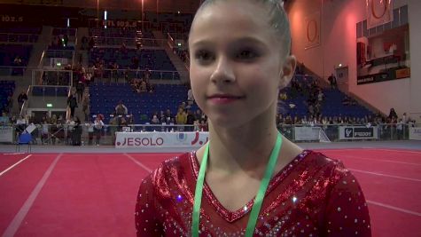Ragan Smith After Weekend That Took Her Breath Away - Event Finals, Jesolo 2016