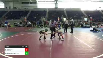 57 lbs Consi Of 8 #2 - Ethan Dana, Trailblazer WC vs Maddox MacLachlan, Tehacahapi Valley WC