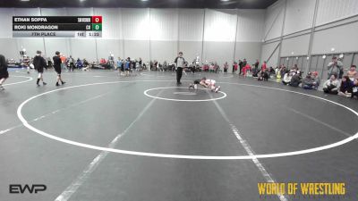 60 lbs 7th Place - Ethan Soppa, Team Wisconsin 12U vs Roki Mondragon, Colorado Hammers 12U