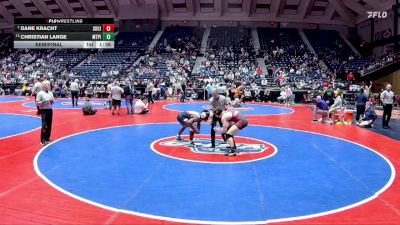 1A-157 lbs Semifinal - Dane Kracht, Social Circle vs Christian Lange, Mt. Pisgah Christian School