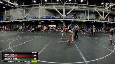 68 lbs Finals (2 Team) - Jackson Bish, Ragin Raisins Catawba vs John Neville, U2 Uprising Blue