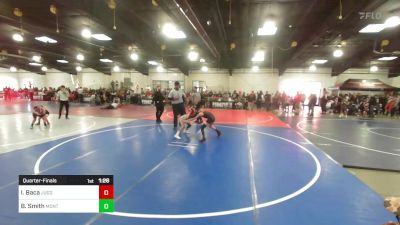 78 lbs Quarterfinal - Isaiah Baca, Juggernaut WC vs Bryant Smith, Montazuma Cortez