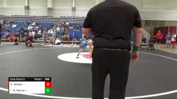 109 lbs Cons. Round 2 - Nicholas Garcia, Marmion Academy vs Cameron Woods, Portage Highschool