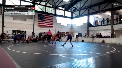 137-140 lbs Cons. Round 2 - Corbin Brown, Tiger Town Tanglers (Princeton vs Blake Rife, Palmyra Youth Wrestling Club