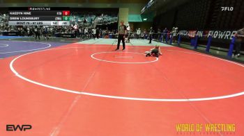 67 lbs Consi Of 4 - Kaedyn Hine, Fitness Fight Factory Wrestling Club vs Drew Lounsbury, Sanderson Wrestling Academy
