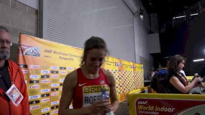 Laura Roesler after her first world championship final
