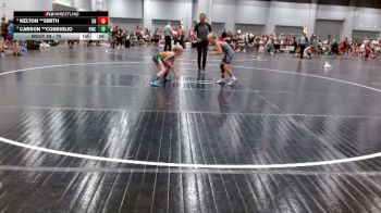 75 lbs Cons. Round 1 - Kelton **Smith, Dayton Bandits vs Carson **Consiglio, Rabbit Wrestling Club