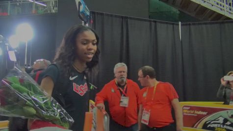 Vashti Cunningham announces she will turn pro after winning indoor gold!