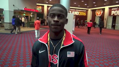 FloTrack chats with Trayvon Bromell a day after his gold medal victory