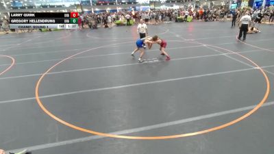 113 lbs Champ. Round 1 - Gregory Hellendrung, Unattached vs Larry Quirk, Unattached