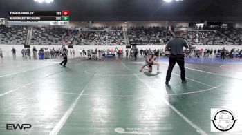 88 lbs 3rd Place - Thalia Hasley, Comanche MS vs MaKinley McNabb, Chickasha Wrestling