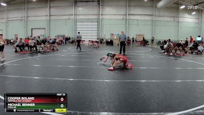 80 lbs Cons. Round 3 - Michael Benner, Stellar vs Cooper Boland, Mayfield Mat Academy