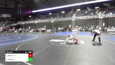 77 lbs Rr Rnd 2 - Jordy Smart, Ravage WC vs Ridge Ellifritz, No Team