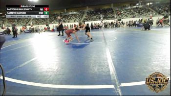 61 lbs Consi Of 8 #2 - Easton Klinglesmith, Perry Wrestling Academy vs Kamdyn Carver, D3 Wrestling Cluib