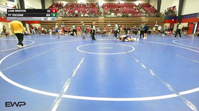 144 lbs Consolation - Liam Newton, Jenks vs Ty Yocham, Bristow