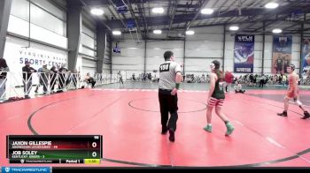 96 lbs Rd# 1 9:00am Friday - Jaxon Gillespie, Aggression Legionaries vs Job Soley, Kentucky Jokers