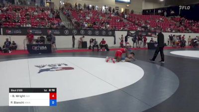 65 kg Rnd Of 32 - Brandon Wright, Indiana vs Paul Bianchi, Arkansas Regional Training Center