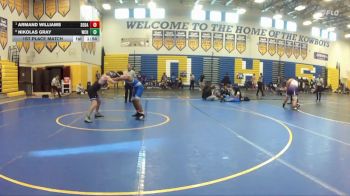 150 Blue 1st Place Match - Armand Williams, South Dade vs Nikolas Gray, Wellington Community Hs