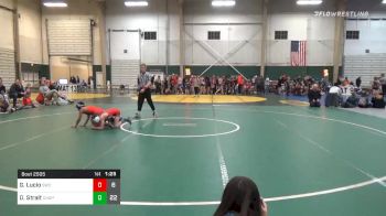 84 lbs Final - Gustavo Lucio, Sidney Wrestling Club vs Declan Strait, Chaparral Wrestling Club