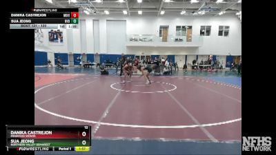 120 lbs Champ. Round 2 - Danika Castrejon, Mountain ViewHS vs Sua Jeong, Northern Valley Demarest
