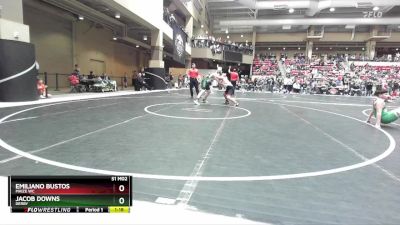 140 lbs Quarterfinal - Emiliano Bustos, Maize WC vs Jacob Downs, Derby