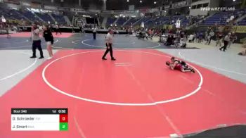 61 lbs Rr Rnd 3 - Dalton Schroeder, Top Notch vs Jordy Smart, Ravage