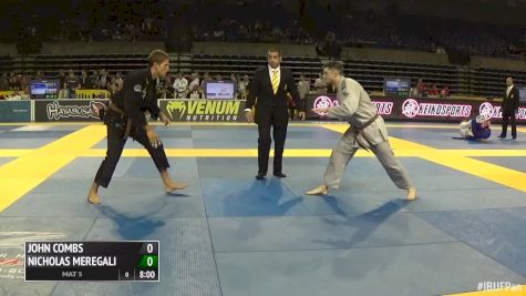 Nicholas Meregali vs John Combs IBJJF 2016 Pan Brown Belt Absolute