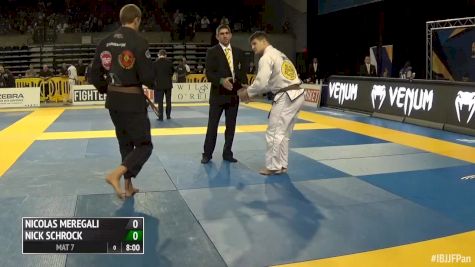 Nicholas Meregali vs Nick Shrock IBJJF 2016 Pan Brown Belt Heavyweight
