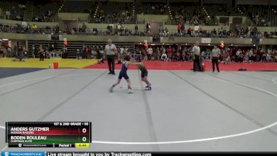 55 lbs Cons. Round 1 - Anders Gutzmer, Hudson Raiders vs Boden Rouleau, Chippewa Elite
