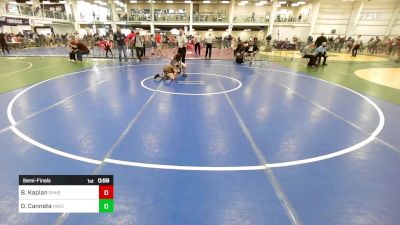 77 lbs Semifinal - Brodie Kaplan, South Hadley vs Dominic Cannata, Haverhill