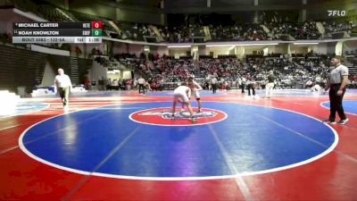 132-5A 5th Place Match - Michael Carter, Veteran`s vs Noah Knowlton, South Effingham