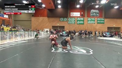 285 lbs Cons. Round 2 - Joseph Chavez, Rio Hondo College vs Kevin Locke, Victor Valley College