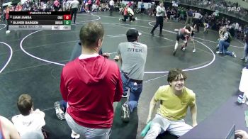 70 lbs Champ. Round 2 - Liam Jansa, Cavalry Wrestling Club vs Oliver Bargen, Rocket Wrestling Club / RWC