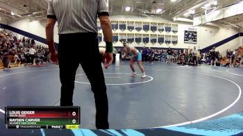 157 lbs 3rd Place Match - Rayden Carver, Alliance High School vs Louis Geiger, Walsh Jesuit