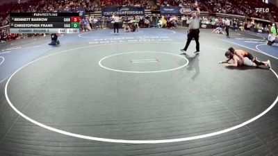 D 1 144 lbs Champ. Round 2 - Bennett Barrow, Catholic - B.R. vs Christopher Frank, East Ascension