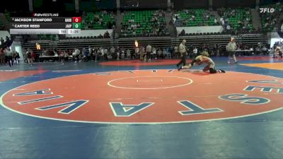 6A 190 lbs Semifinal - Carter Reed, Jasper vs Jackson Stanford, Gardendale Hs