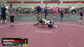 90 lbs Cons. Round 1 - Graham Cain, Techfall Wrestling Club vs Renden Bentley, White Plains