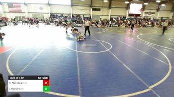 52 lbs Consi Of 8 #2 - Stetson Morales, BlackCat WC vs Isabelle Harvey, St. Maries WC